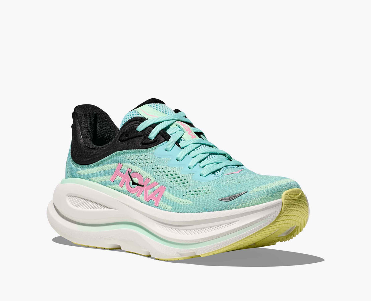 HOKA Bondi 9 - Blue Spark/Mint Fluorite – löparskor från HOKA, bild 2