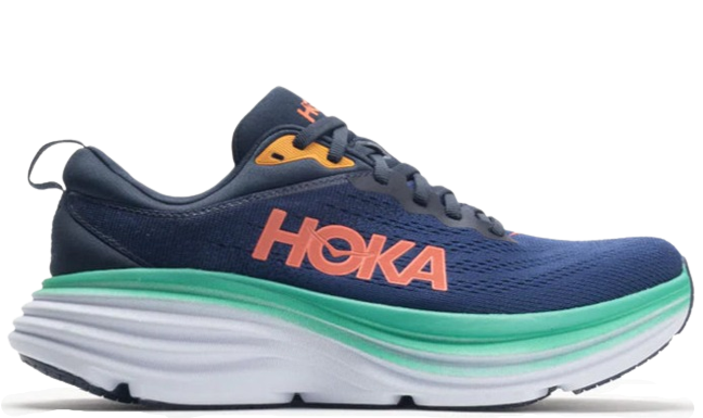 HOKA Bondi 8 - Outer Space Bellwether Blue – löparskor från HOKA