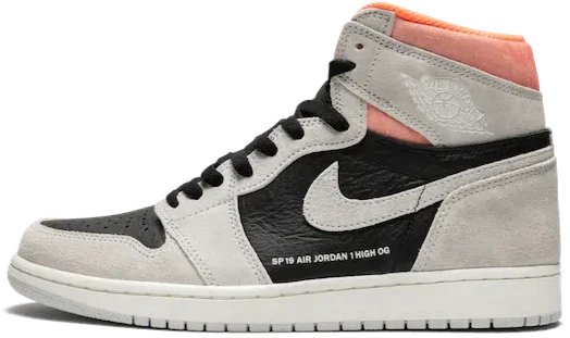 Nike Air Jordan 1 - Grey Hyper Crimson – sneakers från Nike