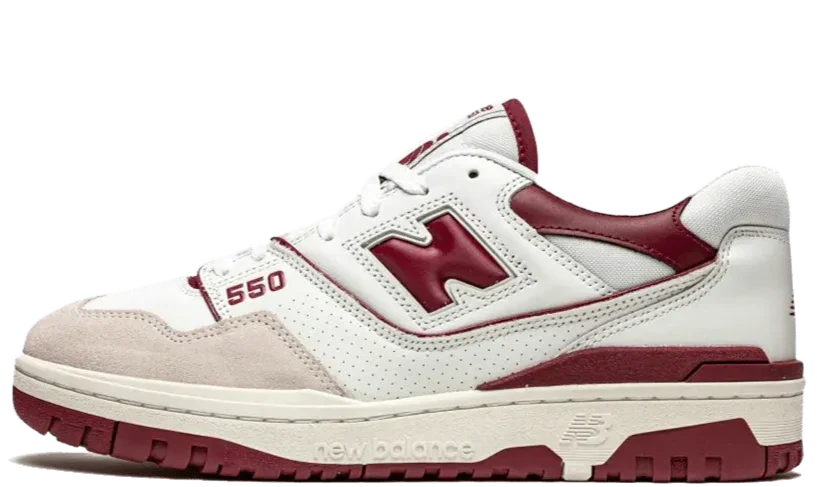 New Balance 550 - Sea Salt Burgundy – sneakers från New Balance