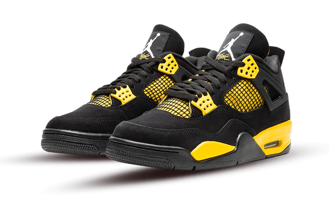 Nike Air Jordan 4 - Yellow Thunder – sneakers från Nike, bild 4