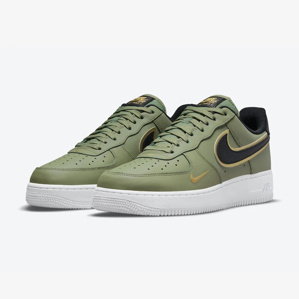 Nike Air Force 1 - 07 LV8 Double Swoosh Olive Gold – sneakers från Nike, bild 2