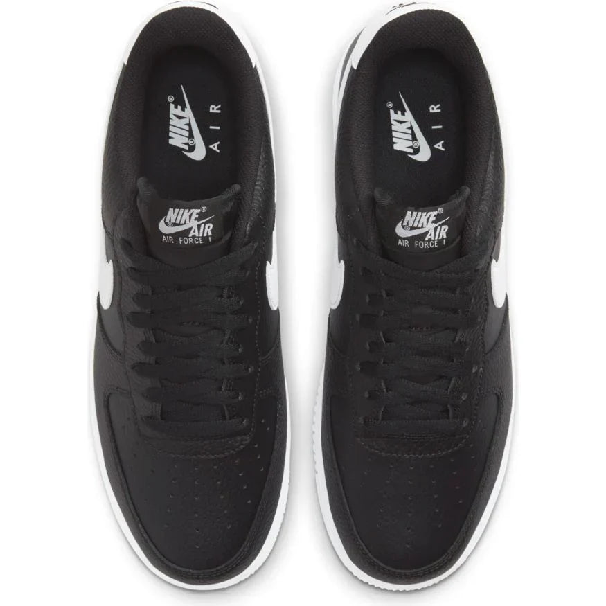 Nike Air Force 1 - Black White Pebbled Leather – sneakers från Nike, bild 7