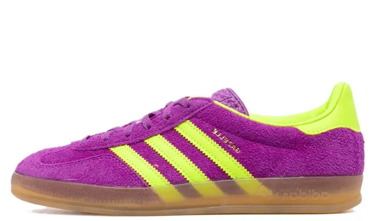 Adidas Gazelle Indoor - Shock Purple Yellow – sneakers från Adidas