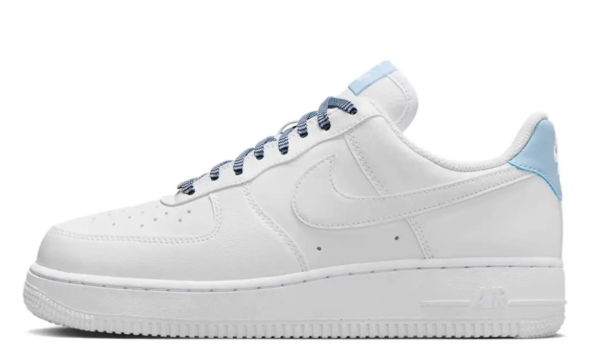 Nike Air Force 1 - White Light Armoury Blue – sneakers från Nike