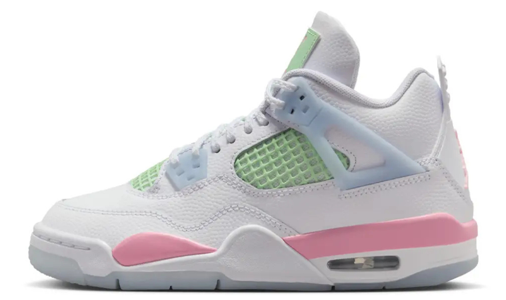 Nike Air Jordan 4 - GS White Medium Soft Pink – sneakers från Nike