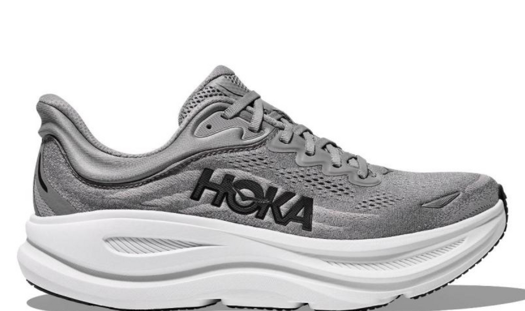 HOKA Bondi 9 - Galactic Grey/Stellar Grey – löparskor från HOKA