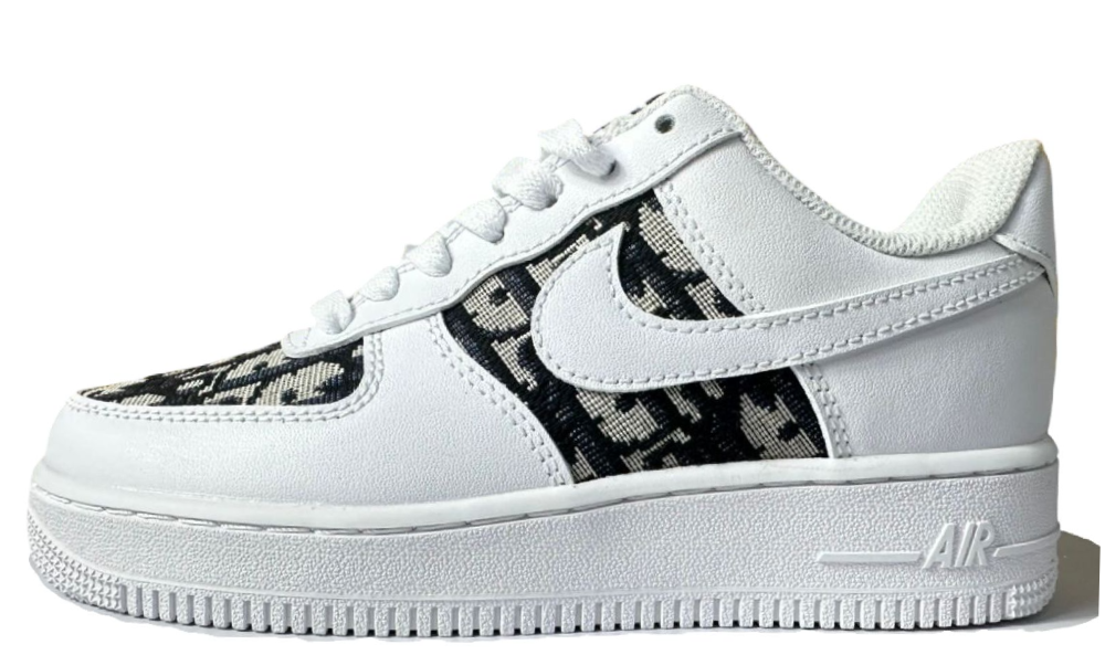 Nike Air Force 1 - White Dior (Custom) – sneakers från Nike