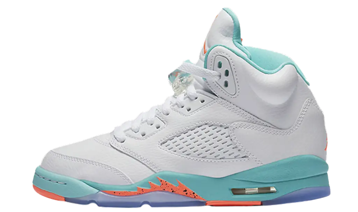 Nike Air Jordan 5 - GG White Aqua – sneakers från Nike