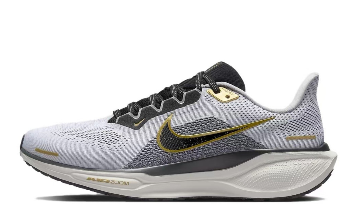 Nike Pegasus 41 - White/Black Metallic – löparskor från Nike