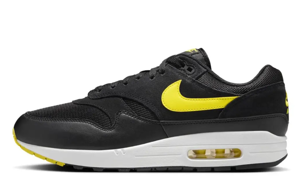 Nike Air Max 1 - Essential Black Opti Yellow – sneakers från Nike