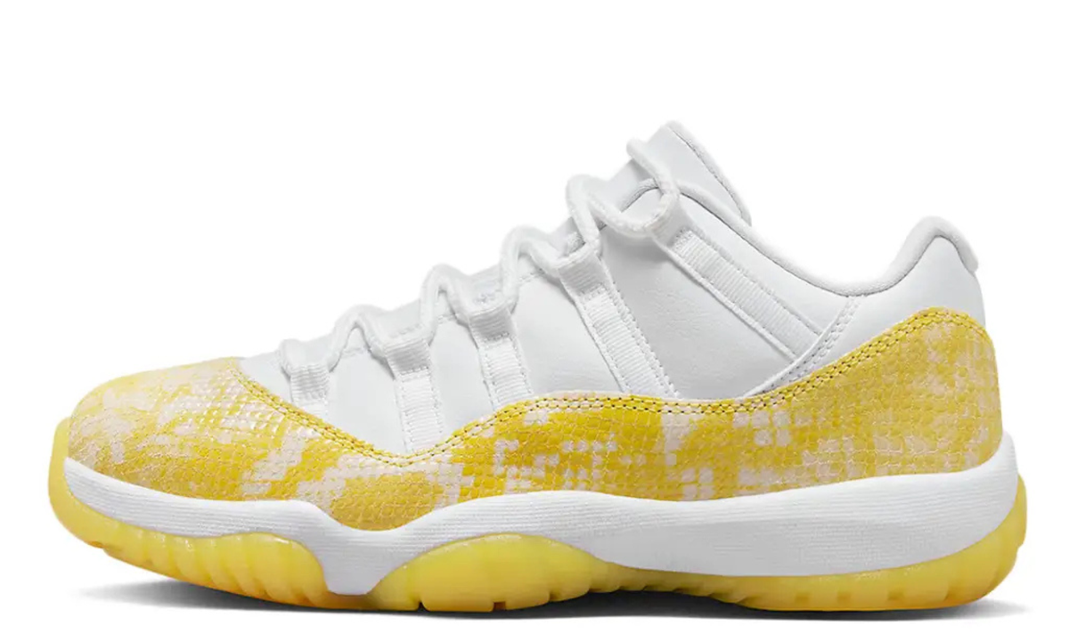 Nike Air Jordan 11 Low - Yellow Snakeskin – sneakers från Nike