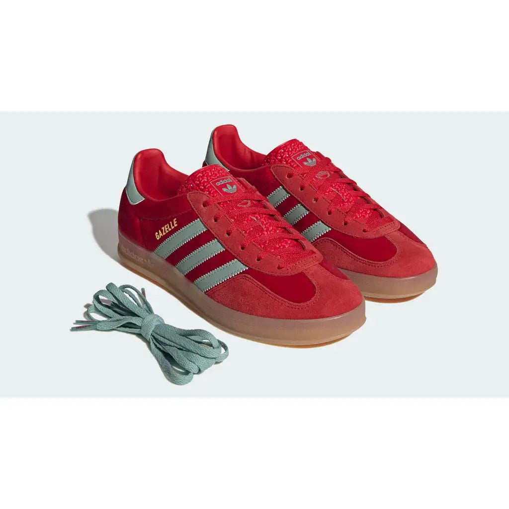 Adidas Gazelle Indoor - Better Scarlet Hazy Green – sneakers från Adidas, bild 2