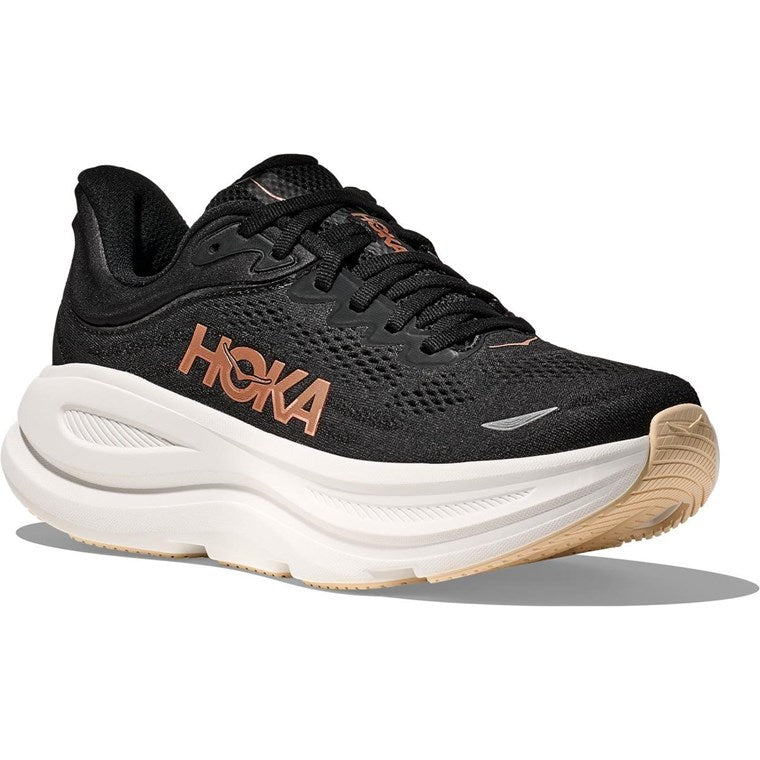HOKA Bondi 9 - Black/Rose Gold – löparskor från HOKA, bild 2