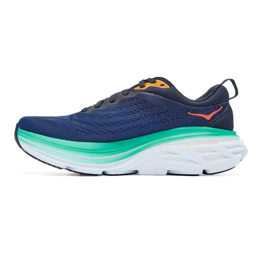 HOKA Bondi 8 - Outer Space Bellwether Blue – löparskor från HOKA, bild 3